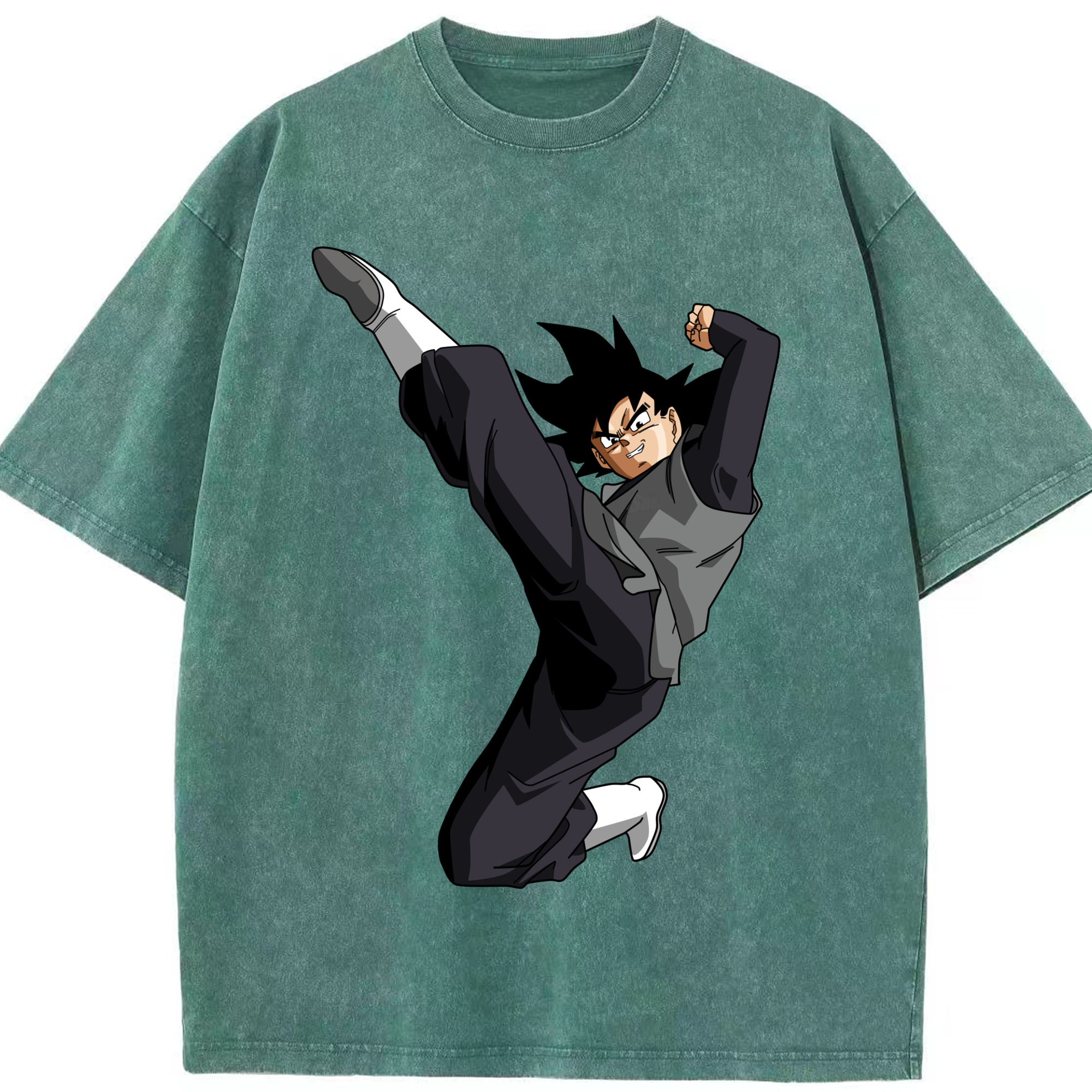 （画像用） ドラゴンボール ベジータ四世（Bejīta Yonsei）DRAGON BALL Vegeta IV 綿100% ヴィンテージ風 半袖Tシャツ（フロントプリント）